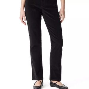 Gloria Vanderbilt Corduroy Amanda high rise Pants Women’s 6 Black